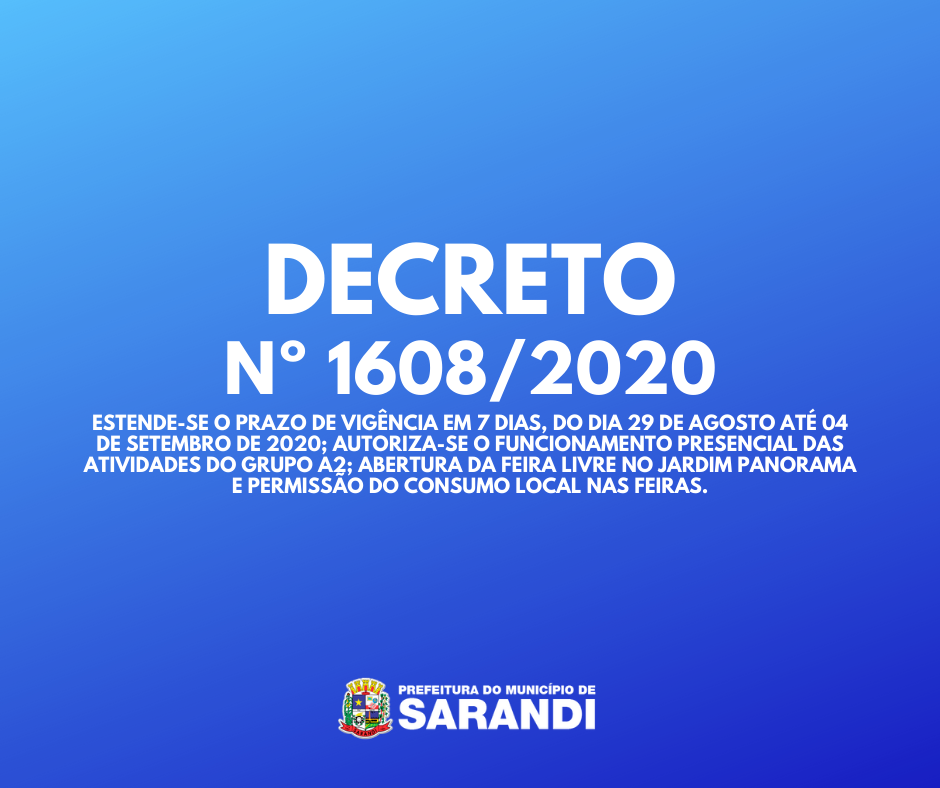 Decreto Nº 1608/2020